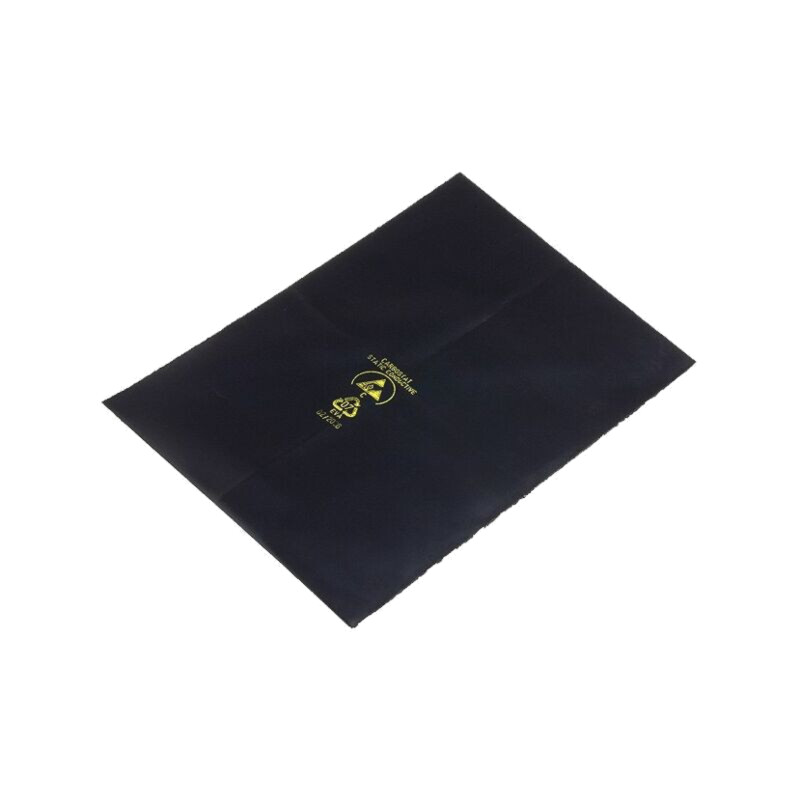 Pungă de protecţie; ESD; L: 225mm; W: 150mm; Thk: 80um; neagră Pungă de protecţie; ESD; L: 225mm; W: 150mm; Thk: 80um; neagră