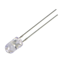 CRLED; 5mm; verde; 12000mcd; 30°; Parte frontală: convex; 5,5÷20VDC