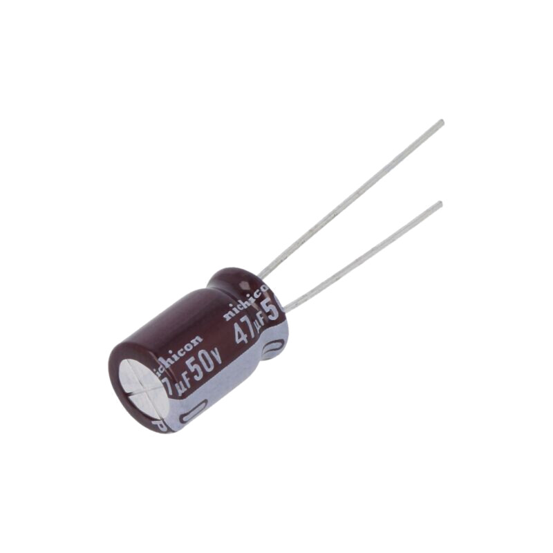 Condensator: electrolitic; low ESR; THT; 47uF; 50VDC; Ø8x11,5mm Condensator: electrolitic; low ESR; THT; 47uF; 50VDC; Ø8x11,5mm
