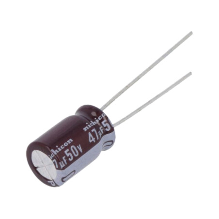 Condensator: electrolitic; low ESR; THT; 47uF; 50VDC; Ø8x11,5mm