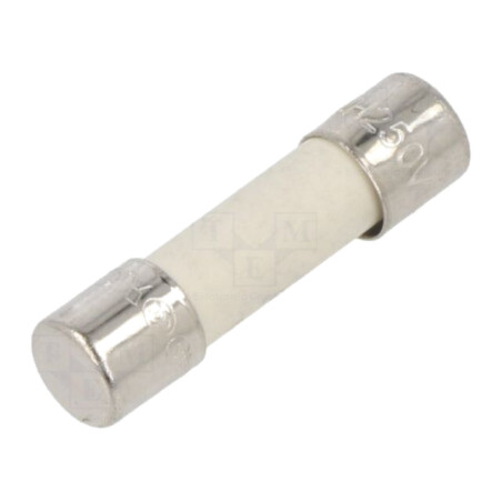 Siguranţă: siguranţă; ardere rapidă; 1A; 250VAC; 5x20mm; alamă