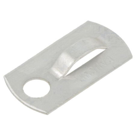 Element de susţinere; înşurubare; aluminiu; natural; Înălţ: 3,6mm