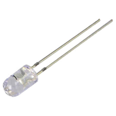 CRLED; 5mm; albastru; 6500mcd; 30°; Parte frontală: convex; 320mW