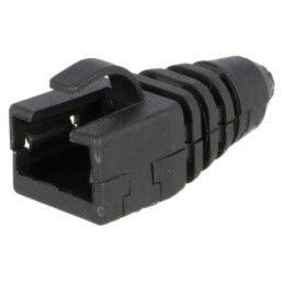 Protecţie mufă RJ45; neagră