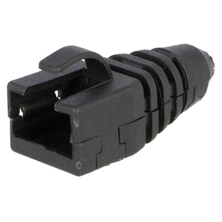 Protecţie mufă RJ45; neagră