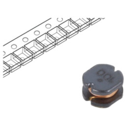 Inductor: fir; SMD; 10uH; 1,3A; ±20%; Q: 10; Ø: 5mm; H: 3mm; 130mΩ
