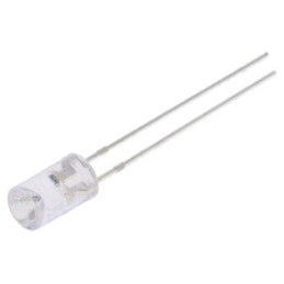 LED; 5mm; galbenă; imitare efect lumânare; 750÷1120mcd; 120°