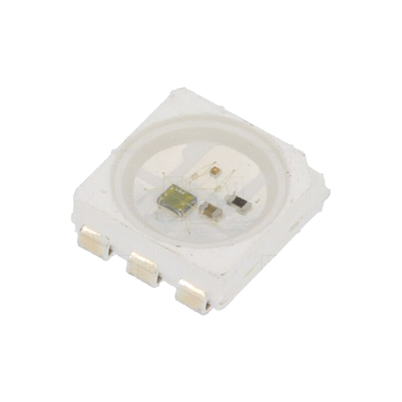 Programabilă LED; SMD; 5050,PLCC6; RGB; 5x5,4x1,65mm; 2kHz