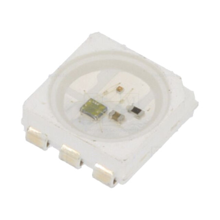 Programabilă LED; SMD; 5050,PLCC6; RGB; 5x5,4x1,65mm; 2kHz
