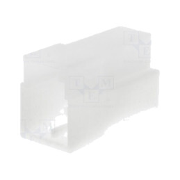 Carcase terminale; tată; pentru conectori 6,3mm cu clichet