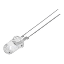 LED; 5mm; verde; 120000÷140000mcd; 15°; Parte frontală: convex