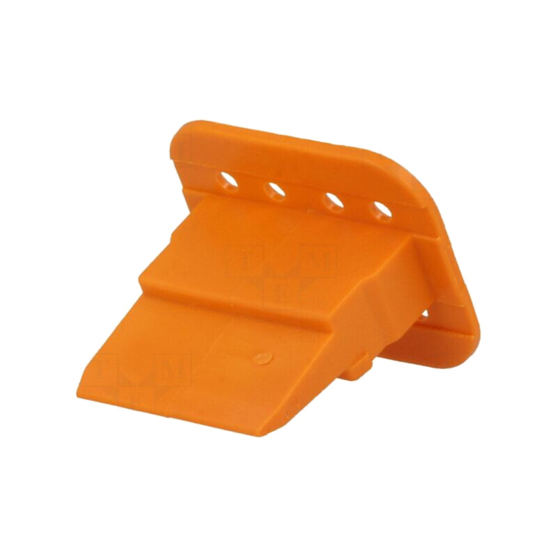 Clichet de blocare; mamă; DT; PIN: 8; portocalie Clichet de blocare; mamă; DT; PIN: 8; portocalie