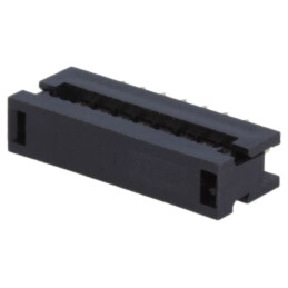 Connector: IDC; PIN: 16; transition; IDC,THT; for ribbon cable