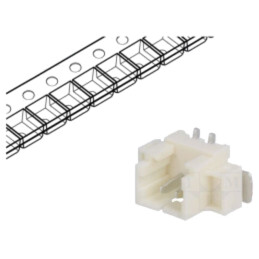 Conector: cablu-placă; soclu; tată; PicoBlade™; 1,25mm; PIN: 2; SMT