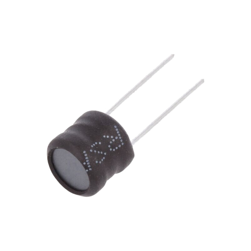 Inductor: fir; THT; 470uH; 600mA; ±10%; Ø9,5x8,5mm; verticală