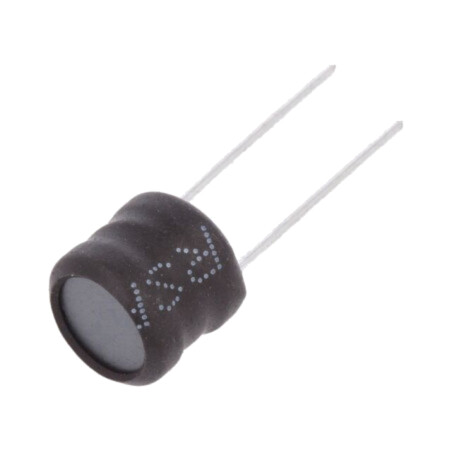 Inductor: fir; THT; 470uH; 600mA; ±10%; Ø9,5x8,5mm; verticală