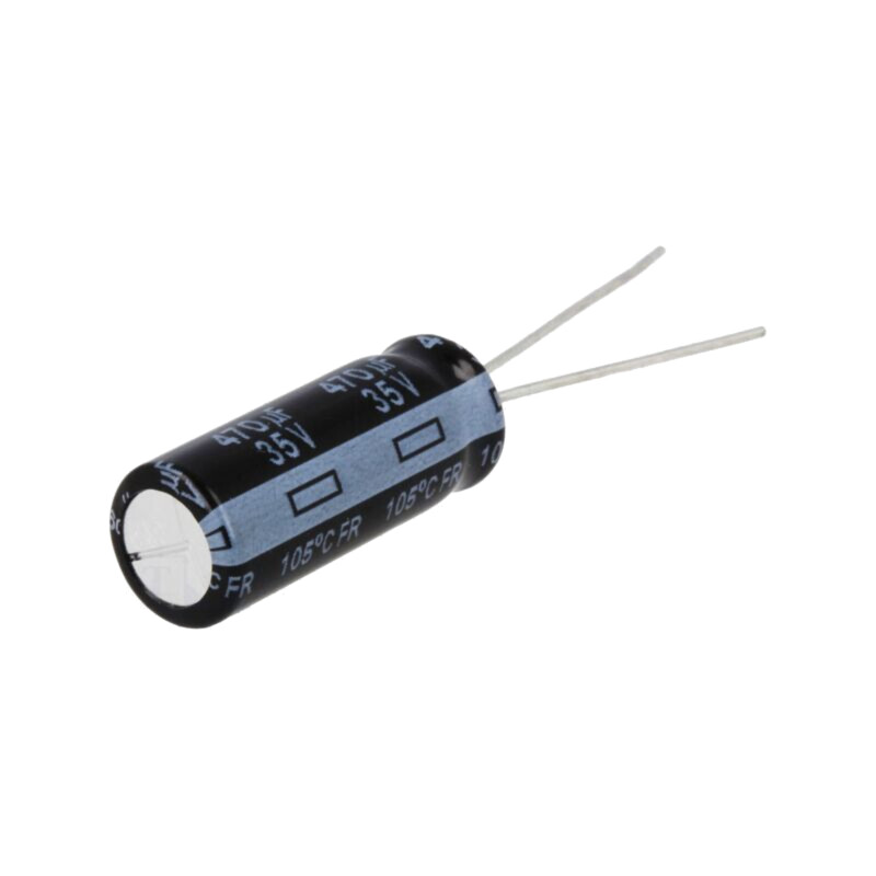 Condensator: electrolitic; low ESR; THT; 470uF; 35VDC; Ø8x20mm Condensator: electrolitic; low ESR; THT; 470uF; 35VDC; Ø8x20mm