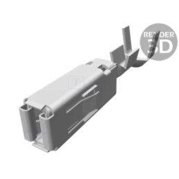 Pin; mamă; 2,8x0,8mm; CuNiSi; argintat selectiv; 0,5÷1mm2; MCP 2.8