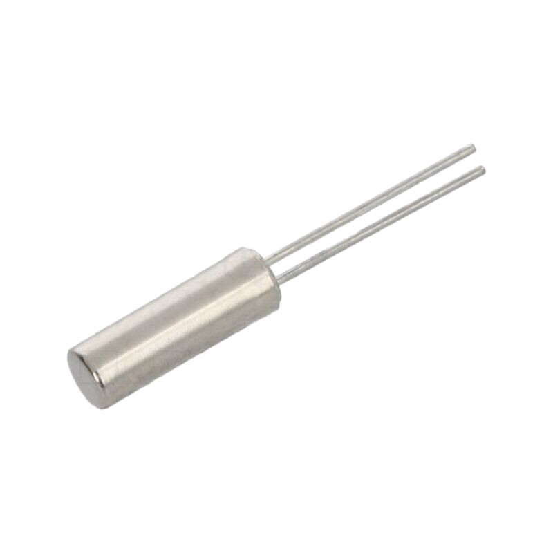 Rezonator: pt.ceasuri; 32,768kHz; ±20ppm; 6pF; THT; TC26; Ø2x6mm Rezonator: pt.ceasuri; 32,768kHz; ±20ppm; 6pF; THT; TC26; Ø2x6mm