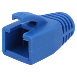 Protecţie mufă RJ45; 8mm; albastră
