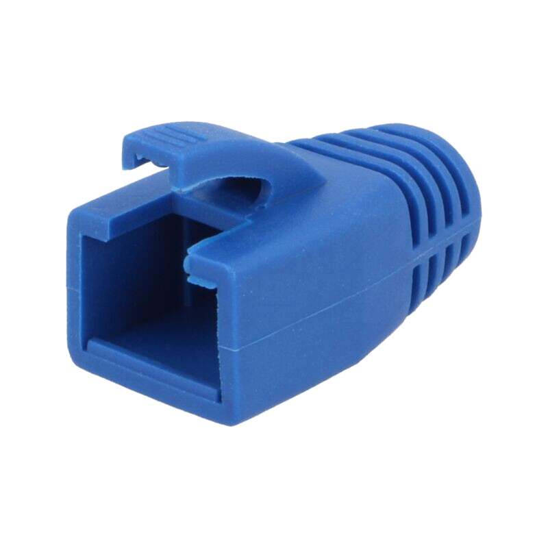 Protecţie mufă RJ45; 8mm; albastră Protecţie mufă RJ45; 8mm; albastră