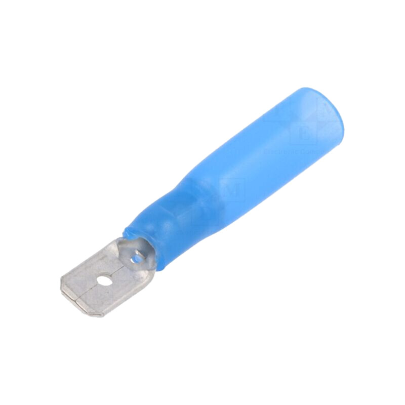 Terminal: plat; 6,3mm; 0,8mm; tată; 1,5÷2,5mm2; crimpat; pe cablu Terminal: plat; 6,3mm; 0,8mm; tată; 1,5÷2,5mm2; crimpat; pe cablu