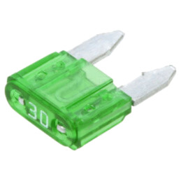 Siguranţă: siguranţă; 30A; 32VDC; auto; 11mm; Mini