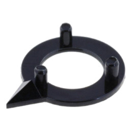 Indicator; poliamidă; neagră; 10mm; -20÷70°C