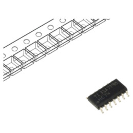 IC: digital; presetabil,flip-flop D; Ch: 2; SMD; SO14; HC