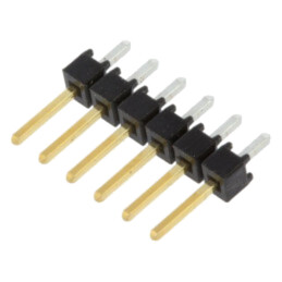 Conector: şiruri pini; şir pini; tată; PIN: 6; drept; 2,54mm; THT