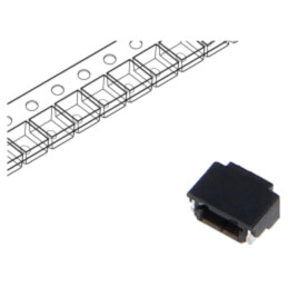 Conector: cablu-placă; DF52; SMT; PIN: 2; soclu; pentru PCB; tată