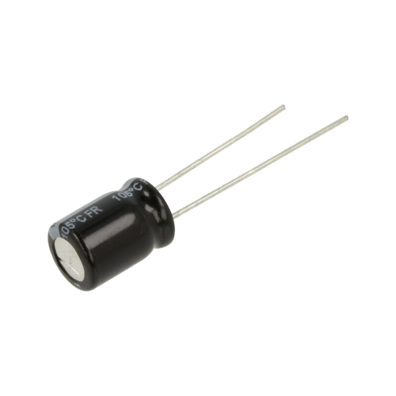 Condensator: electrolitic; low ESR; THT; 82uF; 63VDC; Ø8x11,5mm Condensator: electrolitic; low ESR; THT; 82uF; 63VDC; Ø8x11,5mm