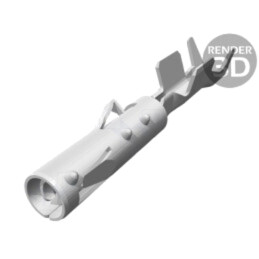 Pin; mamă; 0,635mm; cositorit; 0,5mm2; CMC; rolă; crimpat; 6A; 14VDC