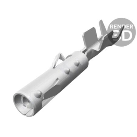 Pin; mamă; 0,635mm; cositorit; 0,5mm2; CMC; rolă; crimpat; 6A; 14VDC
