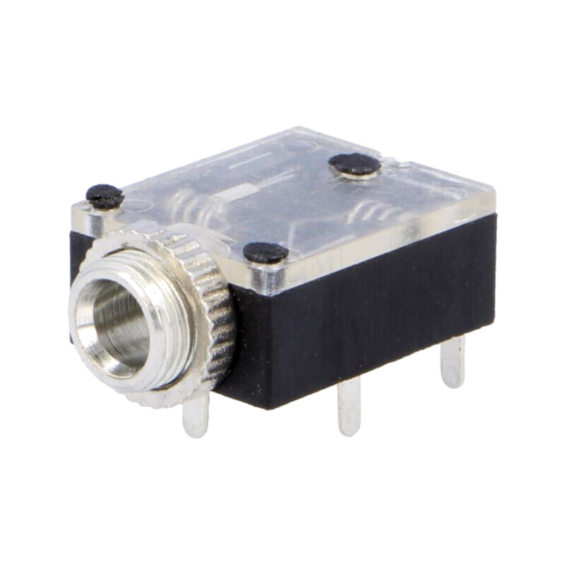 Conector: Jack 3,5mm; soclu; mamă; stereo; piste: 3; THT Conector: Jack 3,5mm; soclu; mamă; stereo; piste: 3; THT