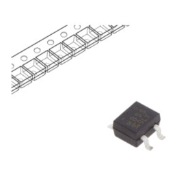 Punte redresoare: monofazat; Urmax: 600V; If: 0,8A; Ifsm: 35A; SMT