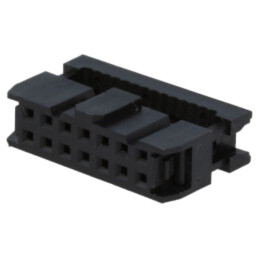 Conector: IDC; mufă; mamă; PIN: 14; cu presare a cablului; IDC