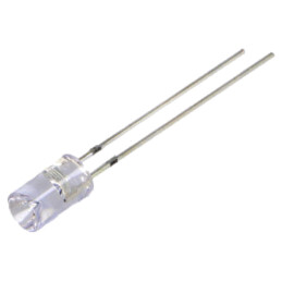 LED; 5mm; portocalie; 100÷150mcd; 120°; Parte frontală: concav
