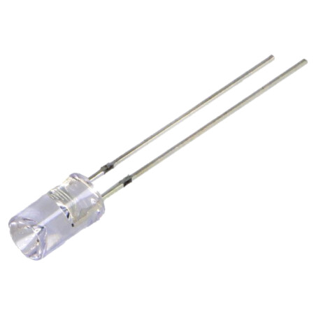 LED; 5mm; portocalie; 100÷150mcd; 120°; Parte frontală: concav