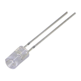 LED; 5mm; galbenă; 100÷150mcd; 120°; Parte frontală: concav; 5VDC