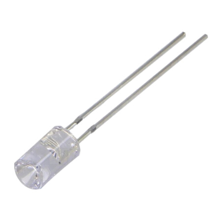 LED; 5mm; galbenă; 100÷150mcd; 120°; Parte frontală: concav; 5VDC
