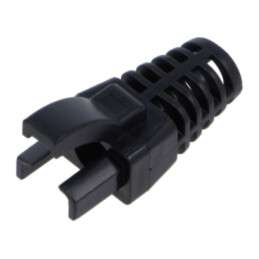 Protecţie mufă RJ45; neagră