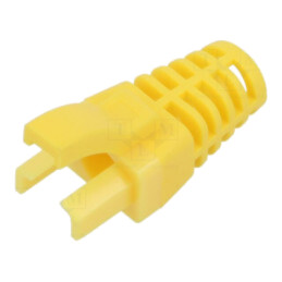 Protecţie mufă RJ45; galbenă