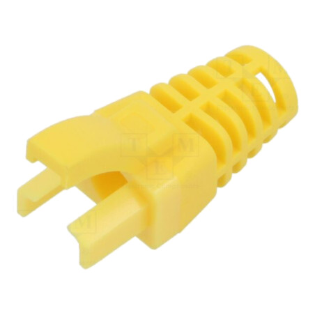 Protecţie mufă RJ45; galbenă