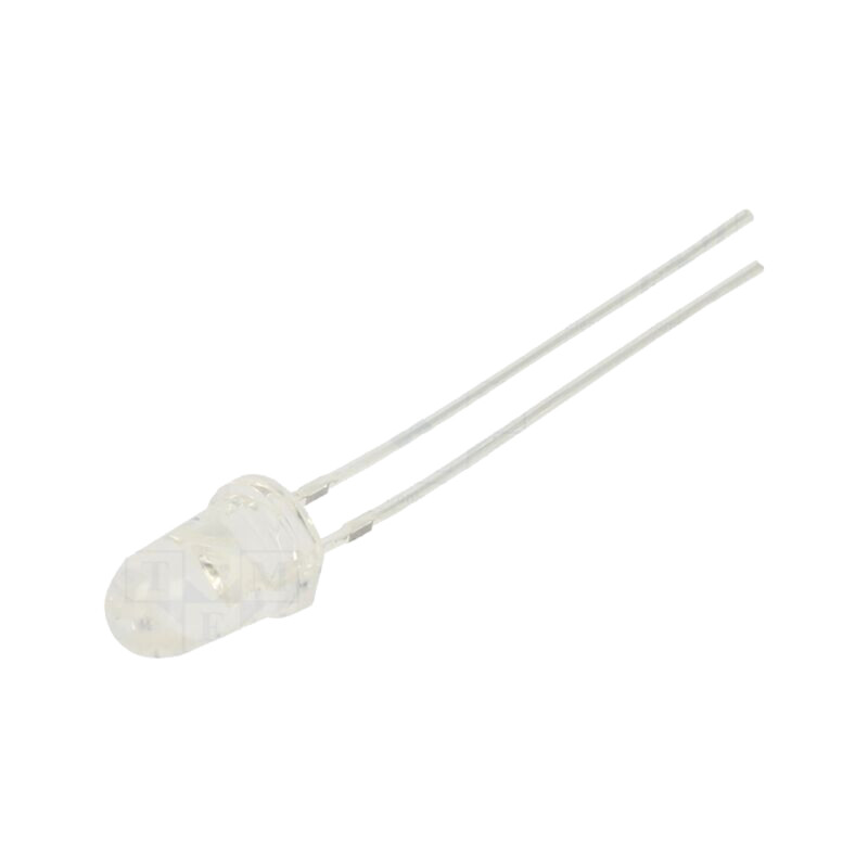 LED; UV; 8°; 20mA; P: 114mW; 400÷410nm; 3÷3,8VDC; THT