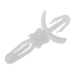 Ştift de montare; poliamidă; Lung: 4,8mm; clichet/clichet