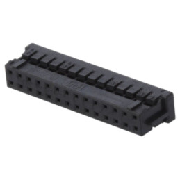 Conector: cablu-cablu/PCB; mufă; mamă; PIN: 28; DF11; Pas: 2mm; drept