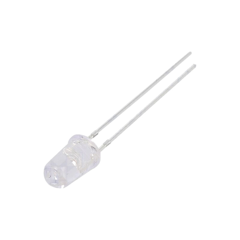 LED; 5mm; galbenă; 18000÷22000mcd; 30°; Parte frontală: convex