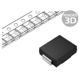 Diodă: TVS; 1,5kW; 32,75V; 33,1A; bidirecţională; ±5%; DO214AB; SMCJ