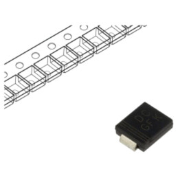 Diodă: TVS; 1,5kW; 33,3V; 31A; unidirecţională; SMC; rolă,bandă